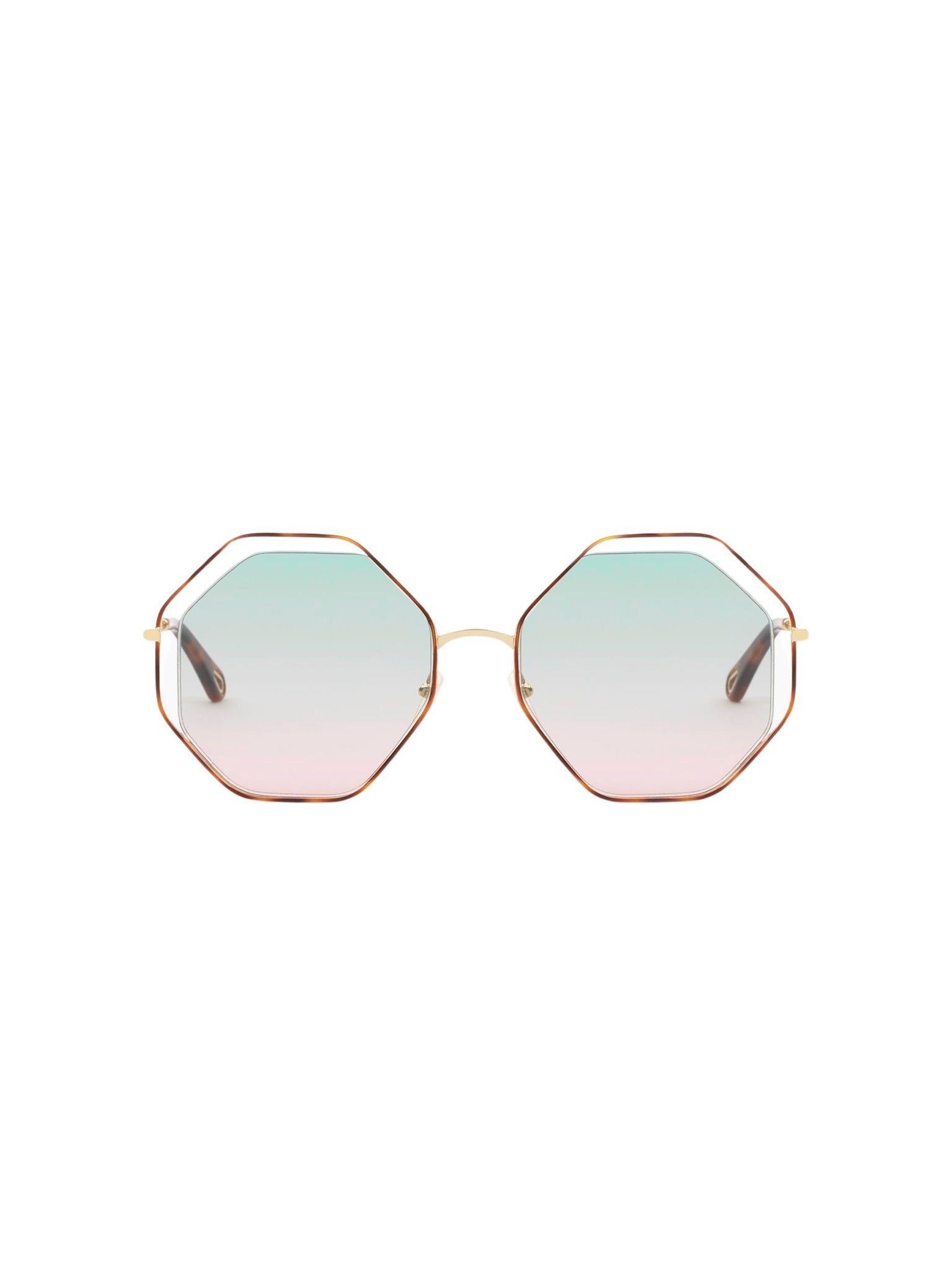 Lunettes de soleil Poppy - Havana & Green Rose
