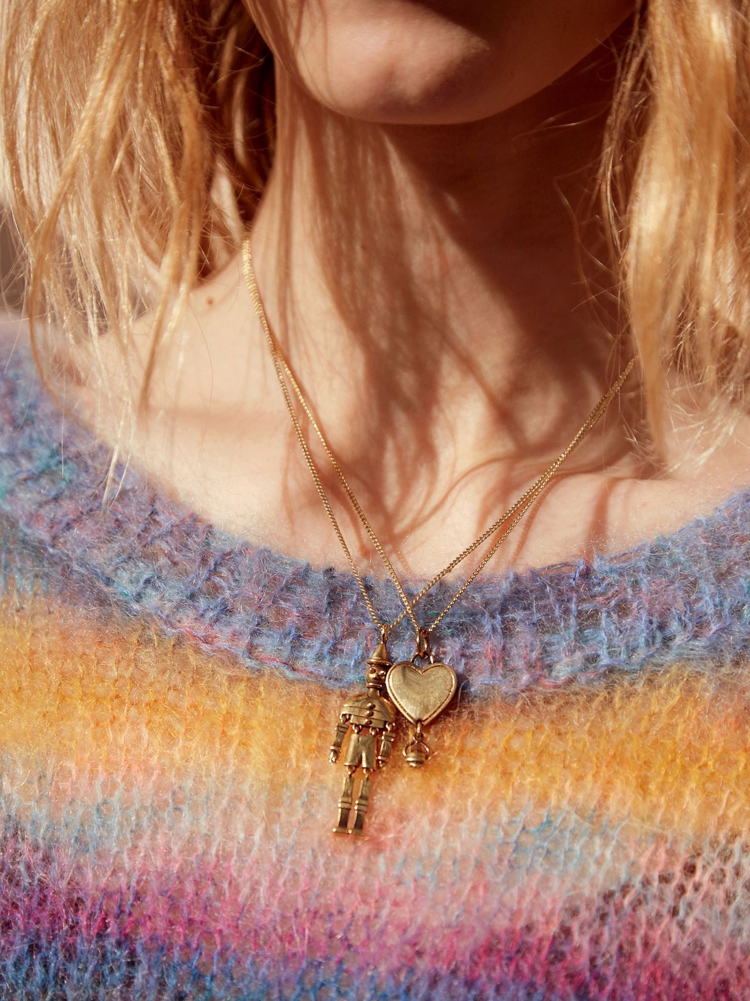 Collier à pendentifs Dolly en laiton - Laiton Doré