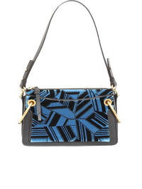 Sac Roy en cuir - Blue & Black