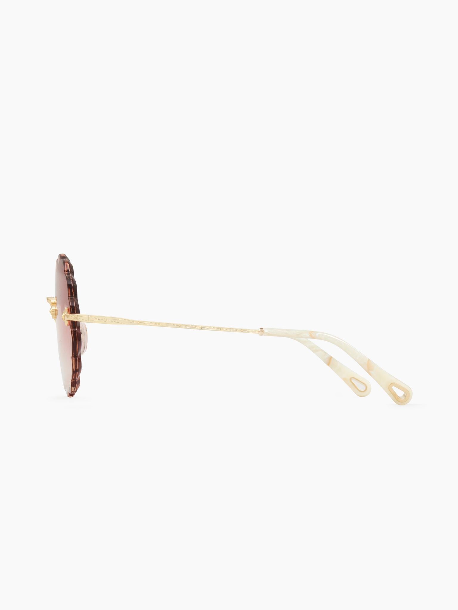 Lunettes de soleil Rosie Petite - Gold & Gradient Coral