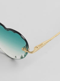 Lunettes de soleil Rosie - Gold Grad Turquoise
