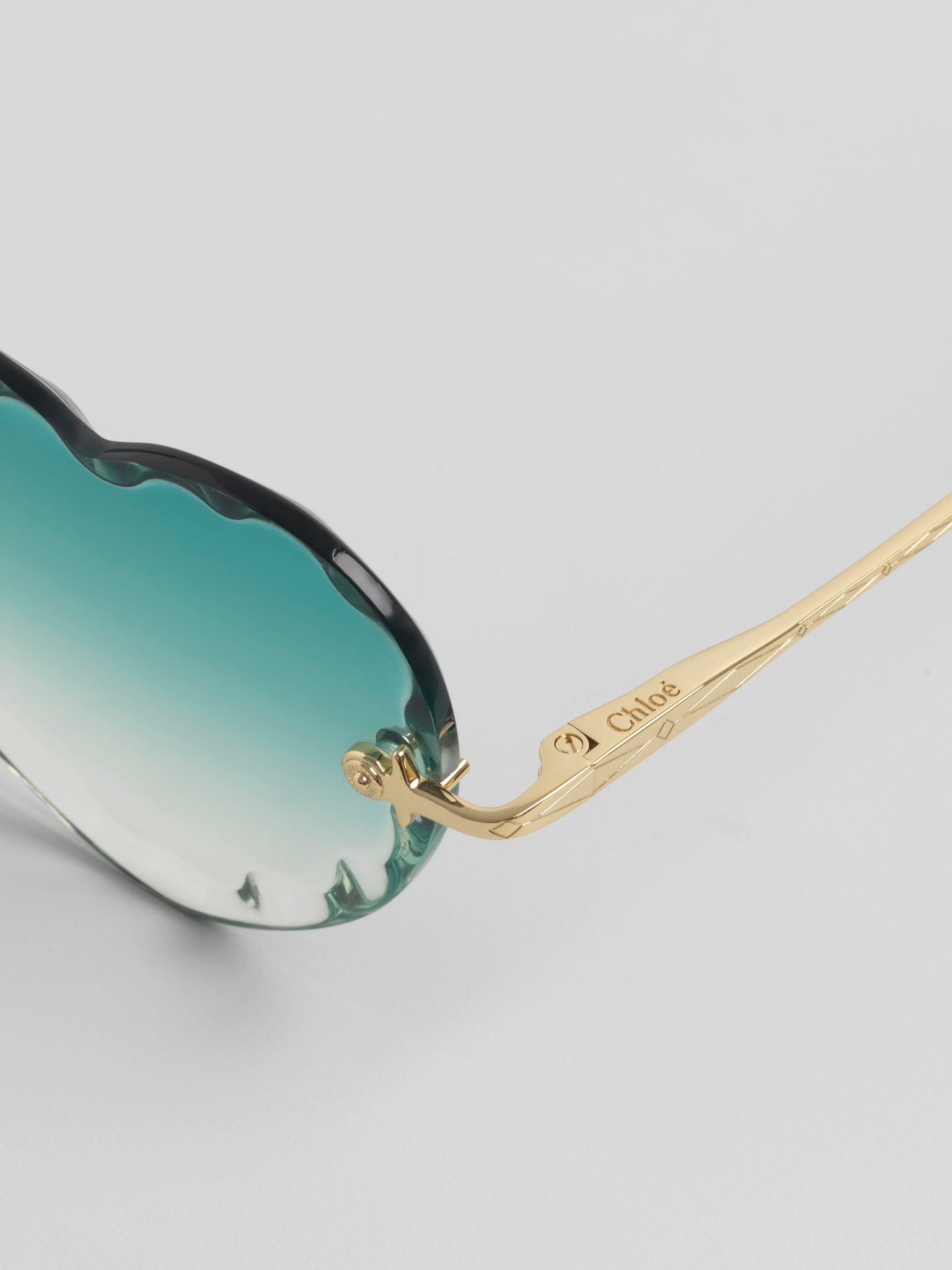 Lunettes de soleil Rosie - Gold Grad Turquoise
