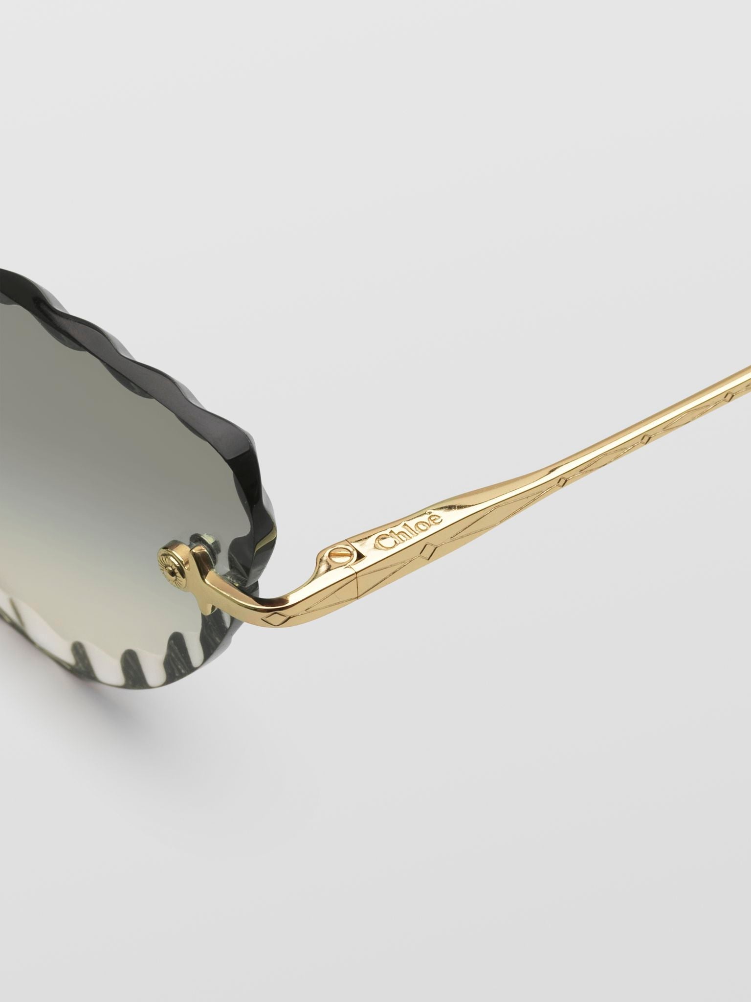 Lunettes de soleil Rosie - Gold & Gradient Khaki