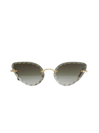 Lunettes de soleil Rosie - Gold & Gradient Khaki