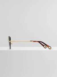 Lunettes de soleil Rosie - Gold & Gradient Khaki