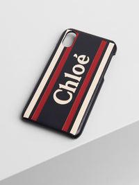 Coque iPhone X en cuir - Full Blue