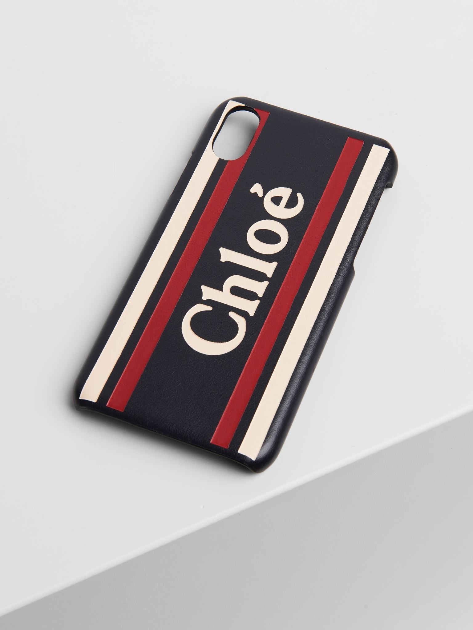 Coque iPhone X en cuir - Full Blue