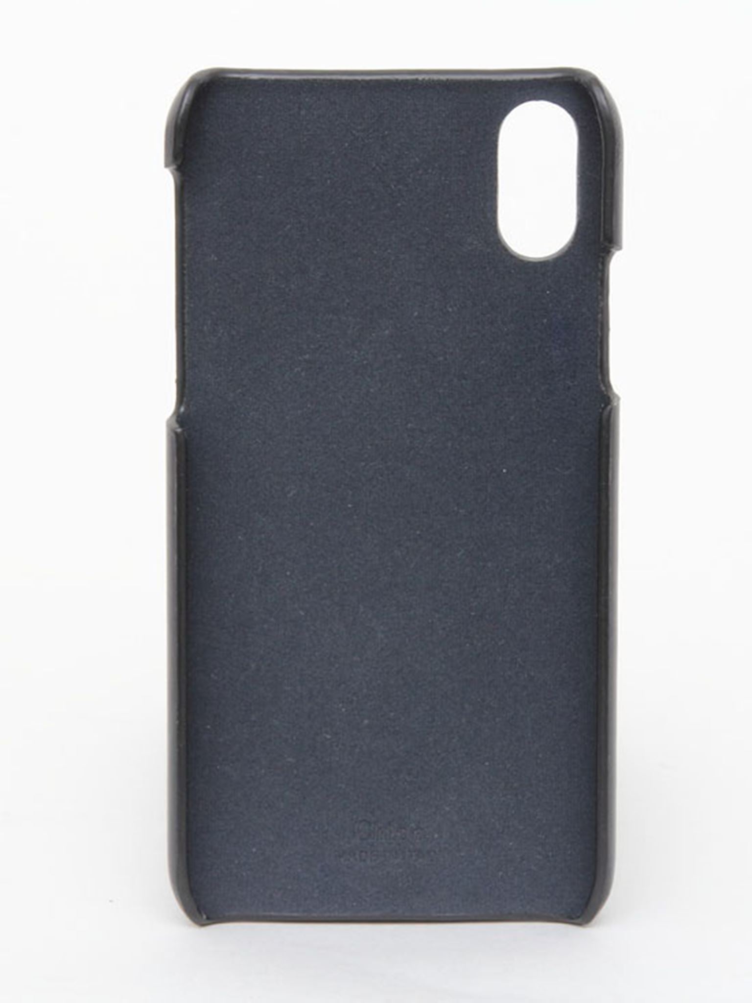 Coque iPhone X en cuir - Full Blue