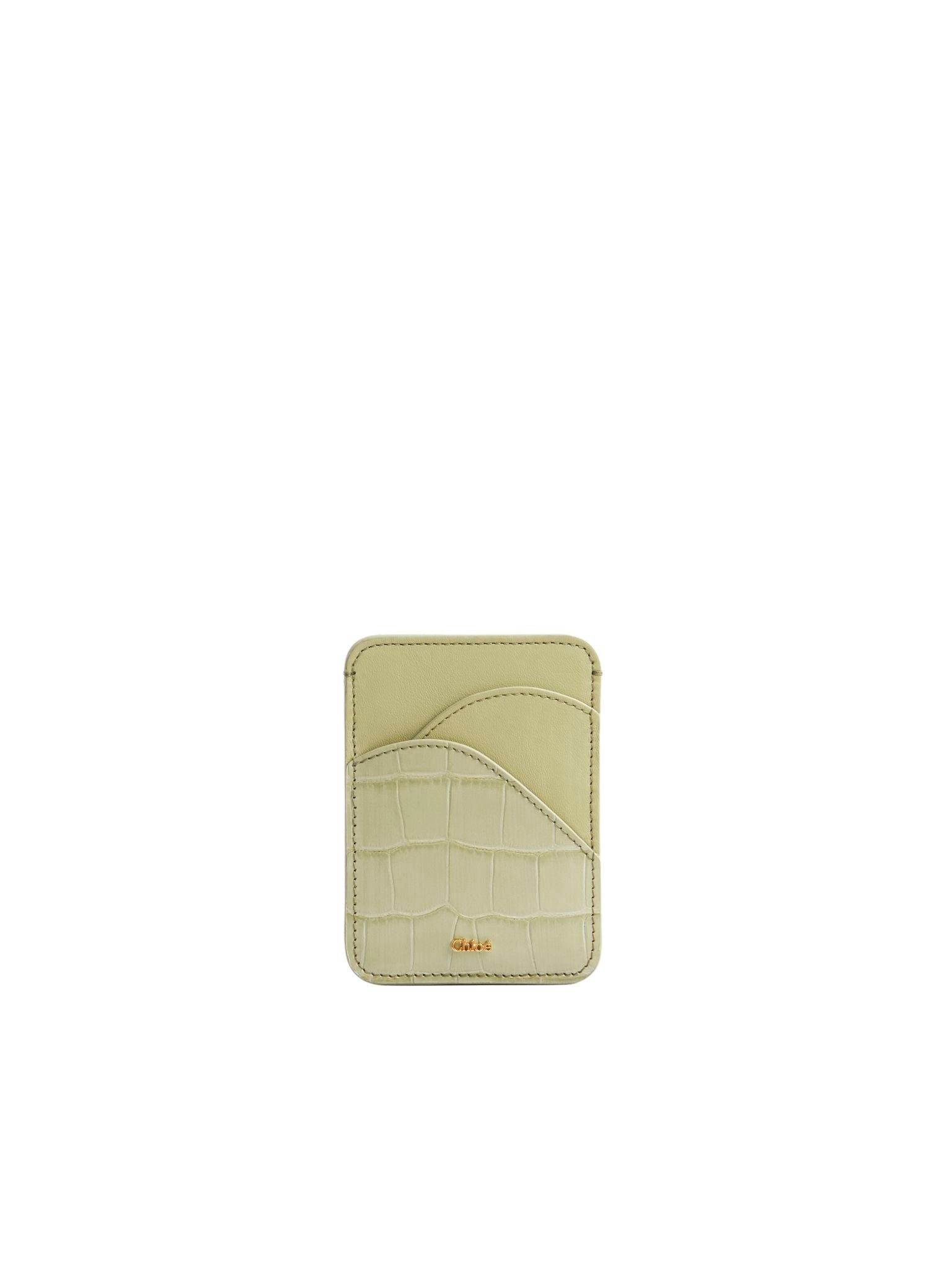 Porte-cartes Walden en cuir - Light Eucalyptus