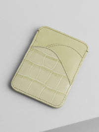 Porte-cartes Walden en cuir - Light Eucalyptus
