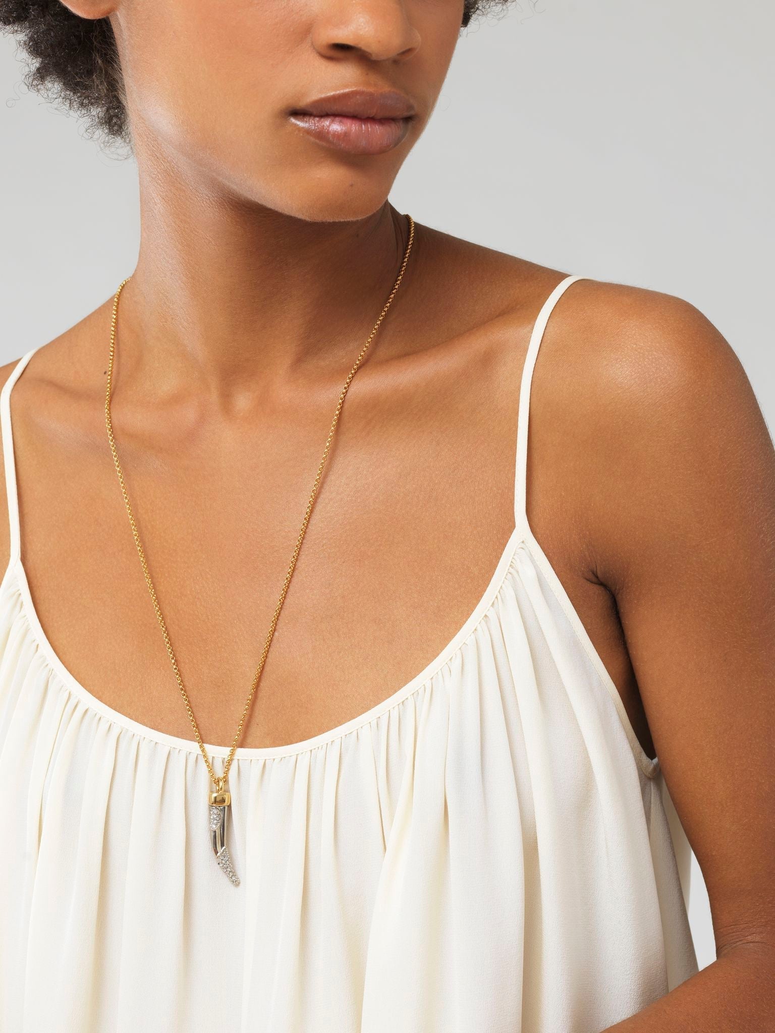 Collier Blake en laiton - Argent Or