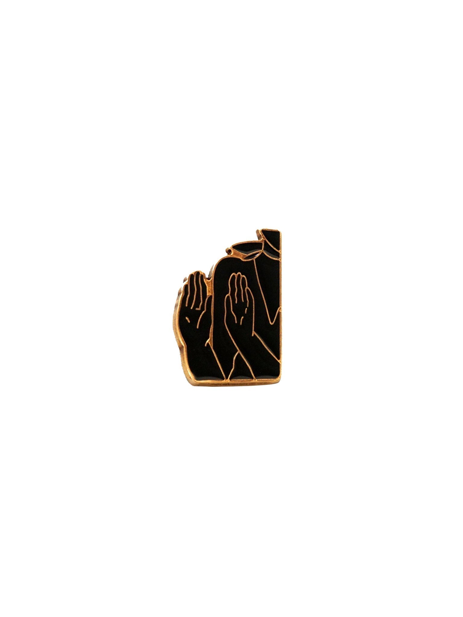 Broche et épingle Franckie mains - Multicolor