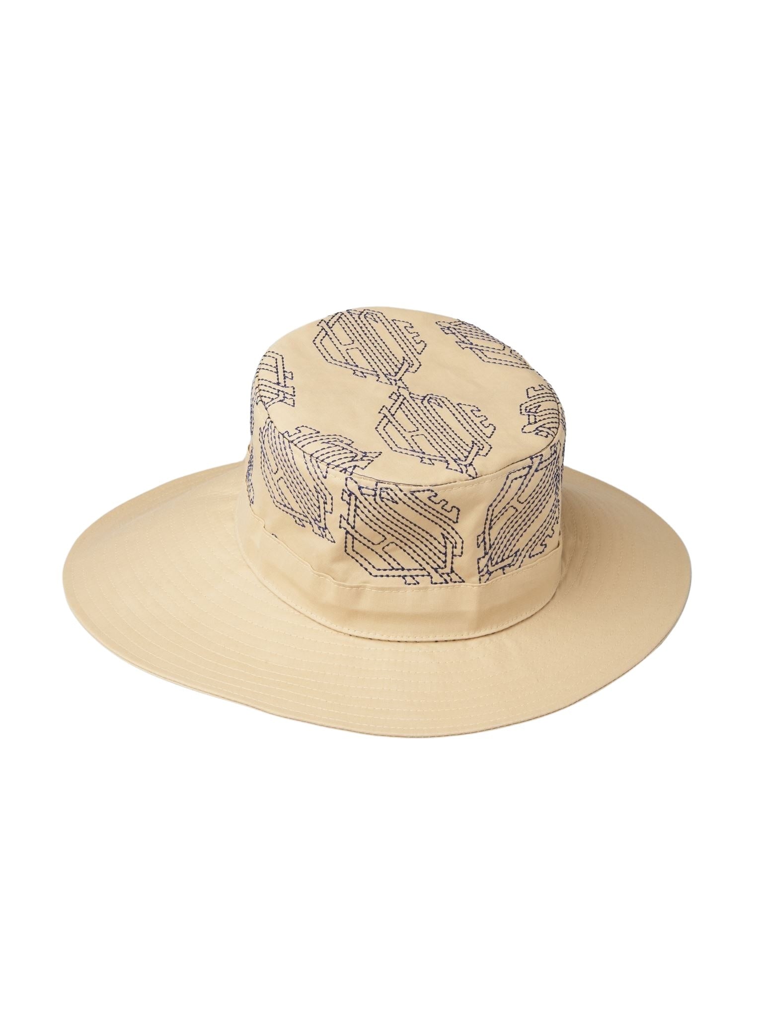 Chapeau Bob à blason monogramme - Sepia Yellow