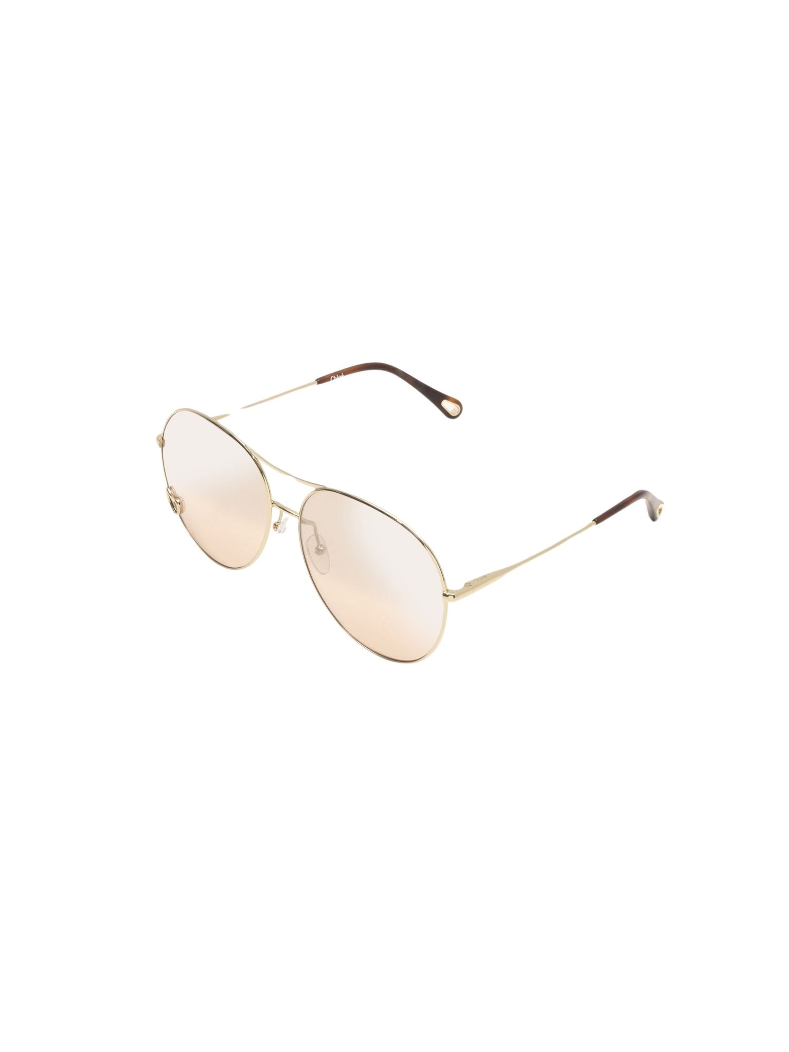 Lunettes de soleil aviateur Aimée - Gold & Silver