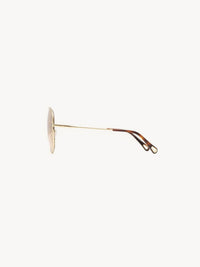 Lunettes de soleil aviateur Aimée - Gold & Silver