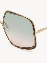 Lunettes de soleil Hanah - Rose Verte Havane