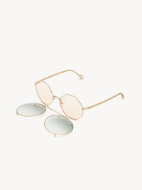 Lunettes de soleil Demi - Green To Rose