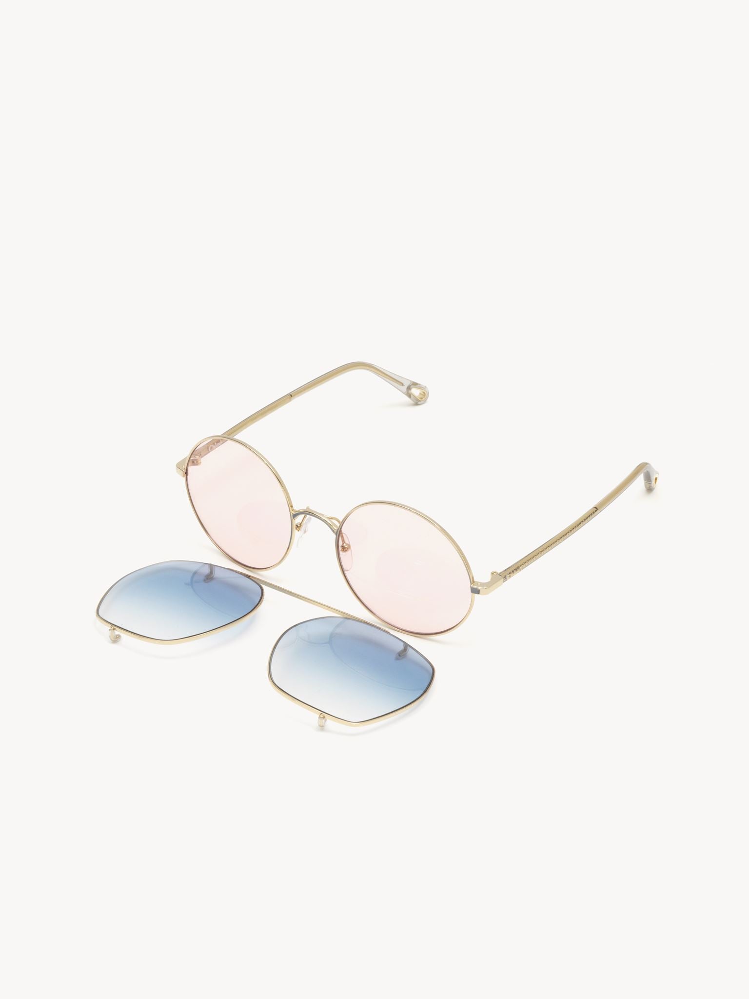 Lunettes de soleil Demi - Light Pink & Grad Blue
