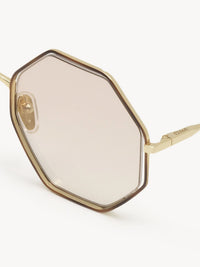 Lunettes de soleil Poppy Petite - Gold & Nude