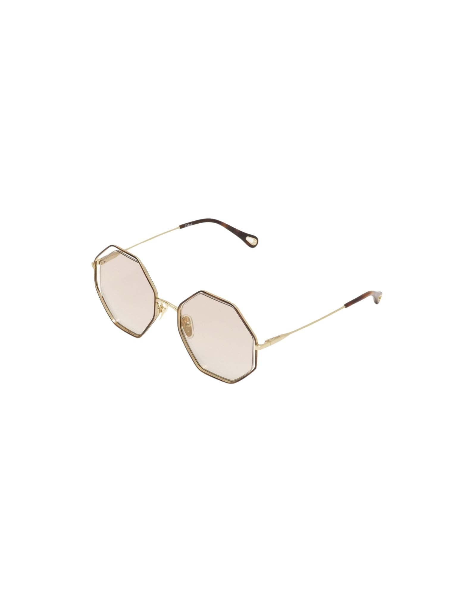 Lunettes de soleil Poppy Petite - Gold & Nude