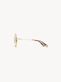 Lunettes de soleil Poppy Petite - Gold & Nude