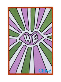 Serviette de plage Franckie - Pink & Green