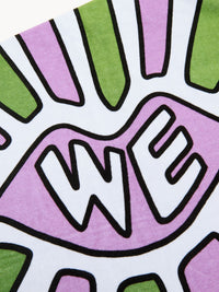 Serviette de plage Franckie - Pink & Green