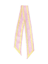 Foulard Charlie en soie - Crocus Lilac
