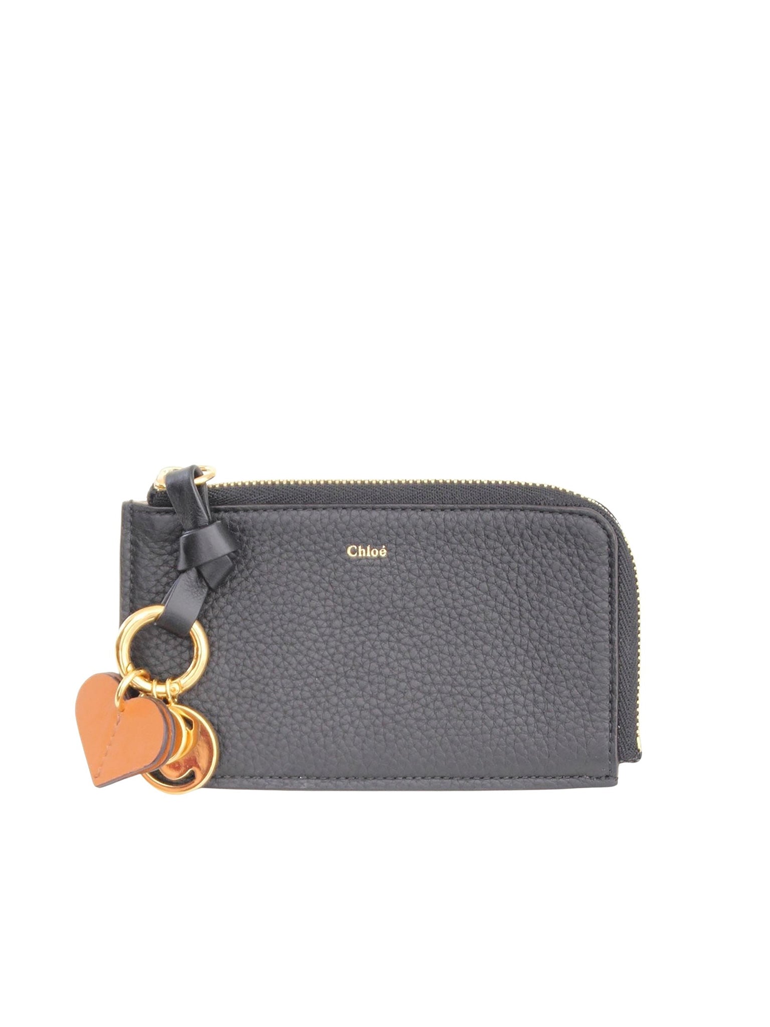 Charms Alphabet en cuir - Smooth Brown Coeur