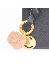 Charms Alphabet en cuir - Blush Nude Fleurs