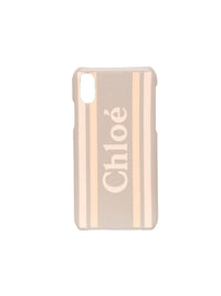 Coque iPhone X en cuir - Pastel Grey