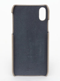 Coque iPhone X en cuir - Pastel Grey