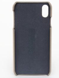 Coque iPhone X en cuir - Pastel Grey