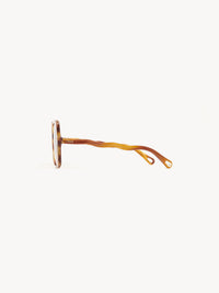 Lunettes de soleil carrées Zelie - Light Havana