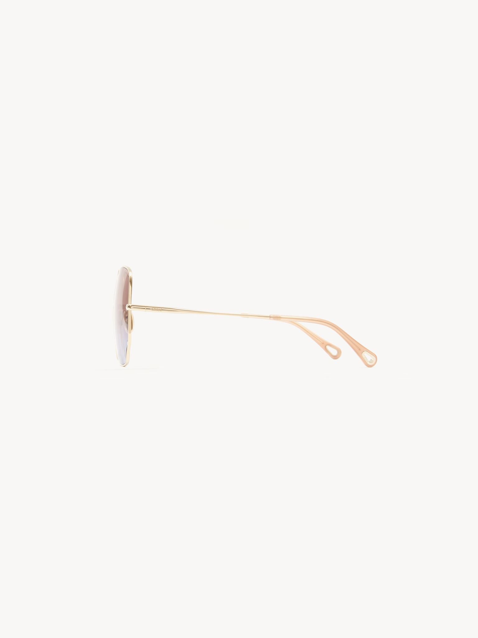Lunettes de soleil carrées Joni - Coral & Turquoise