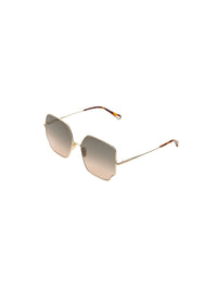 Lunettes de soleil carrées Joni - Brown Beige