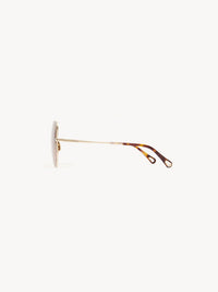 Lunettes de soleil carrées Joni - Brown Beige