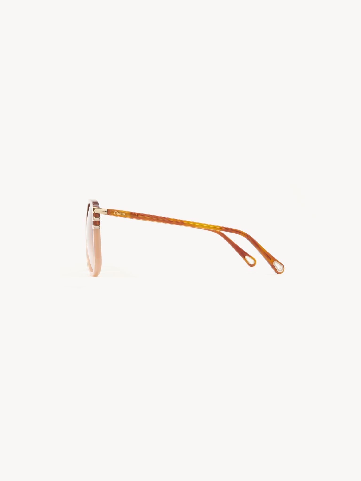 Lunettes de soleil West - Havana & Peach