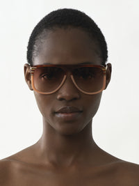 Lunettes de soleil West - Havana & Peach