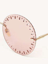 Lunettes de soleil Ysé rondes - Pink