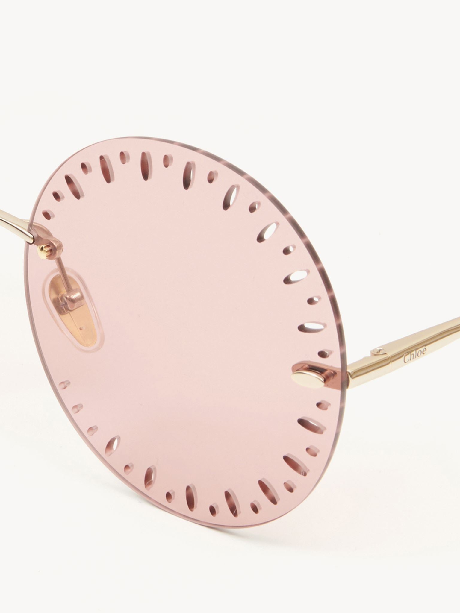 Lunettes de soleil Ysé rondes - Pink