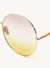 Lunettes de soleil rondes Ulys - Wine To Yellow