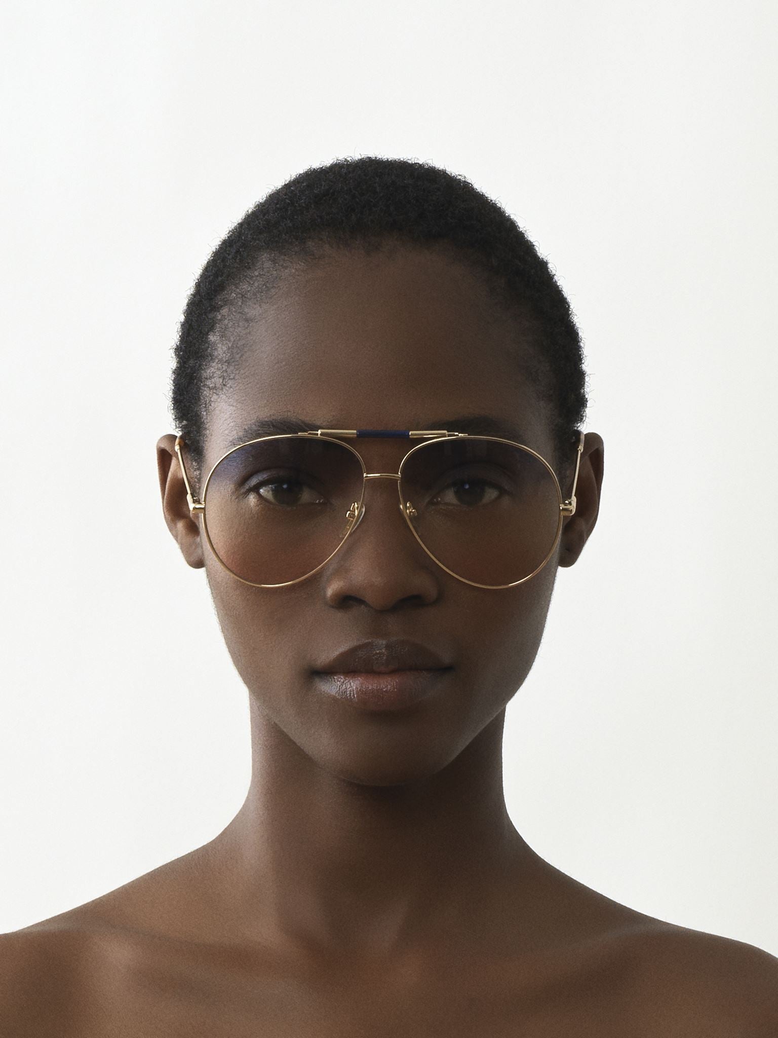 Lunettes de soleil aviateur Ulys - Gold & Blue Salmon