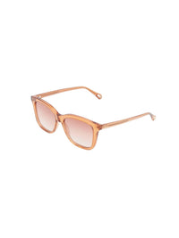 Lunettes de soleil carrées Esther - Pêche