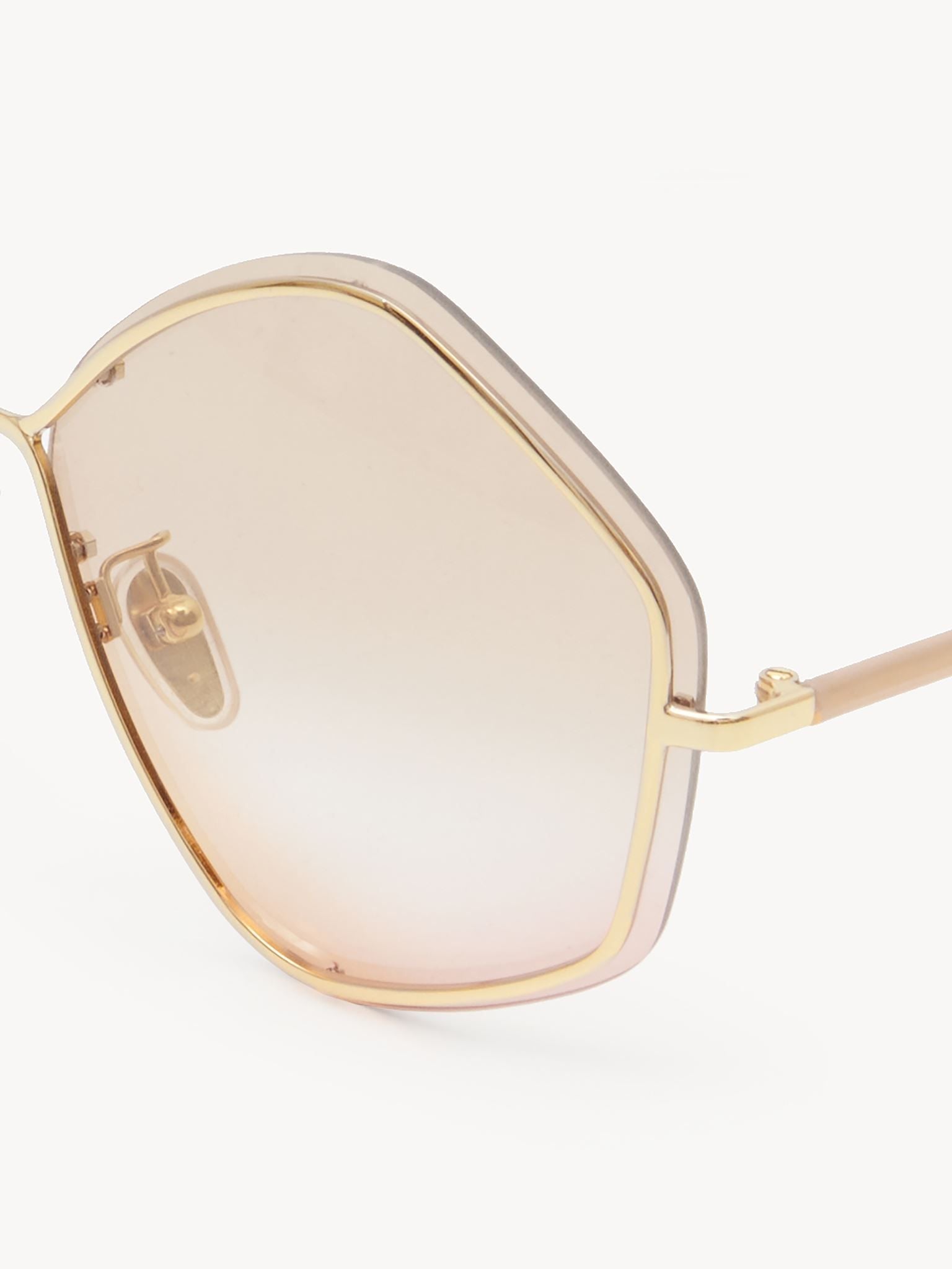 Lunettes de soleil Lahya - Gold & Brown Rose Sand