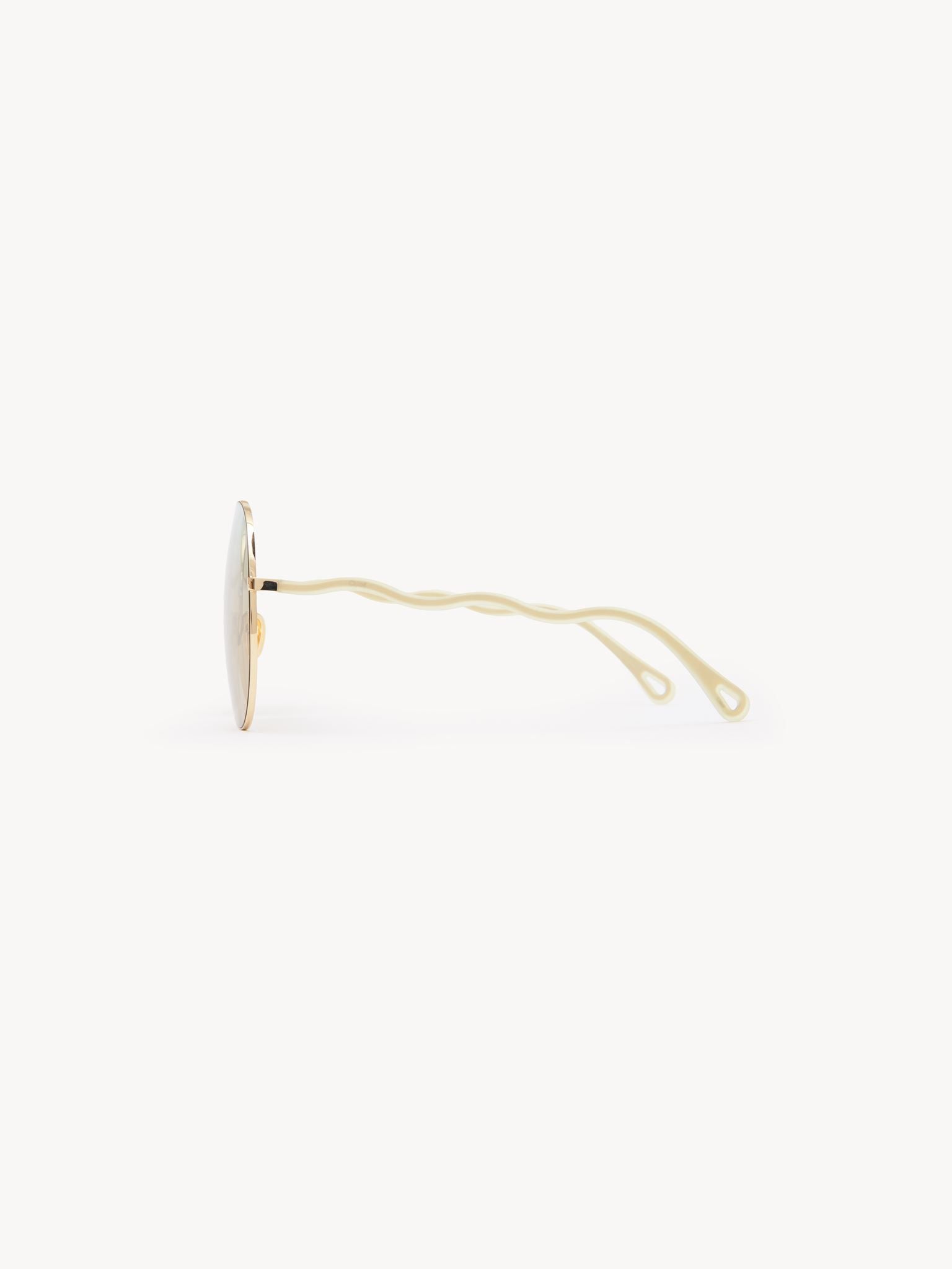 Lunettes de soleil rondes Noore - Gradient Green & Brown