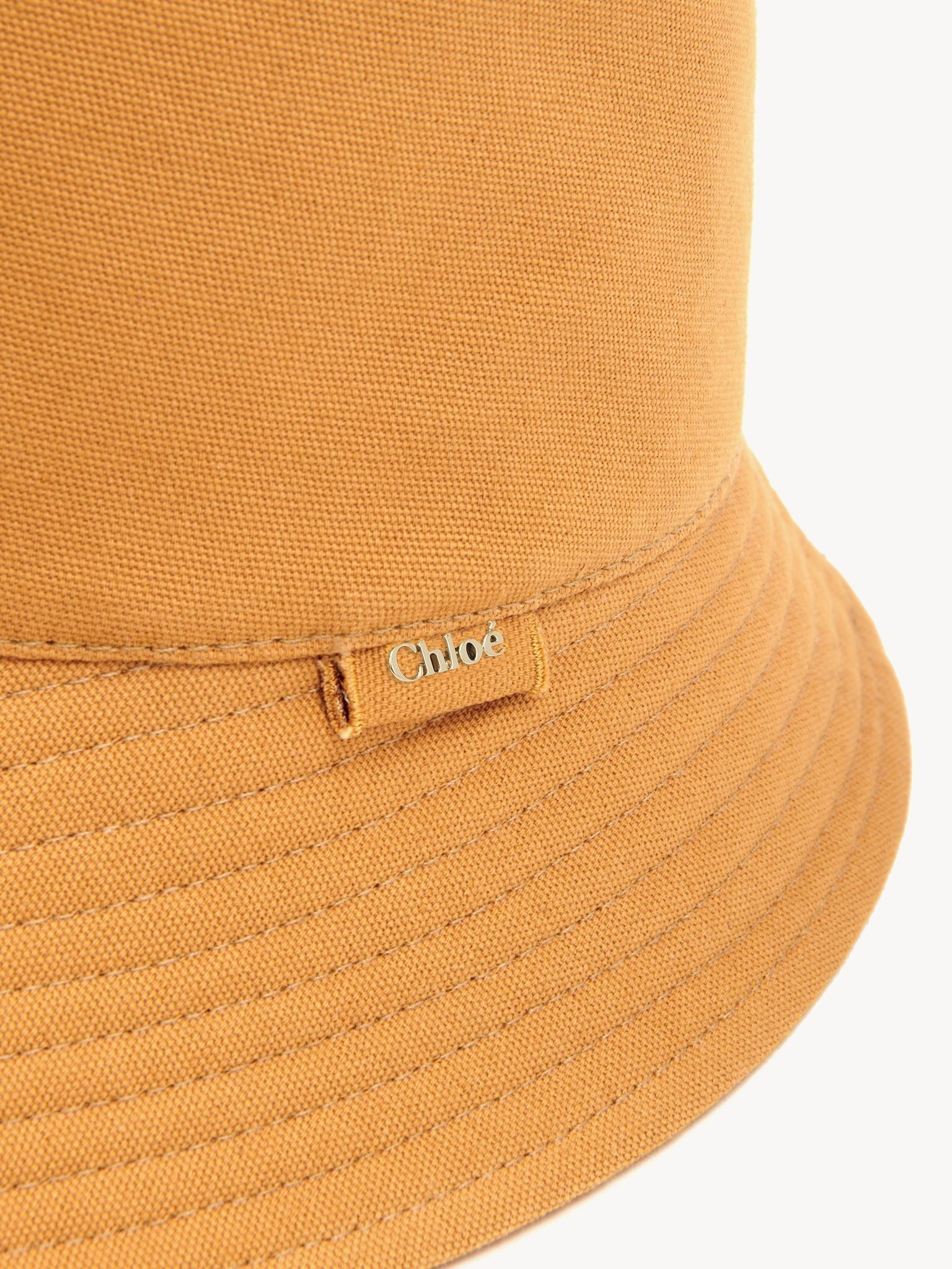 Chapeau Bob à bord surpiqué - Brown