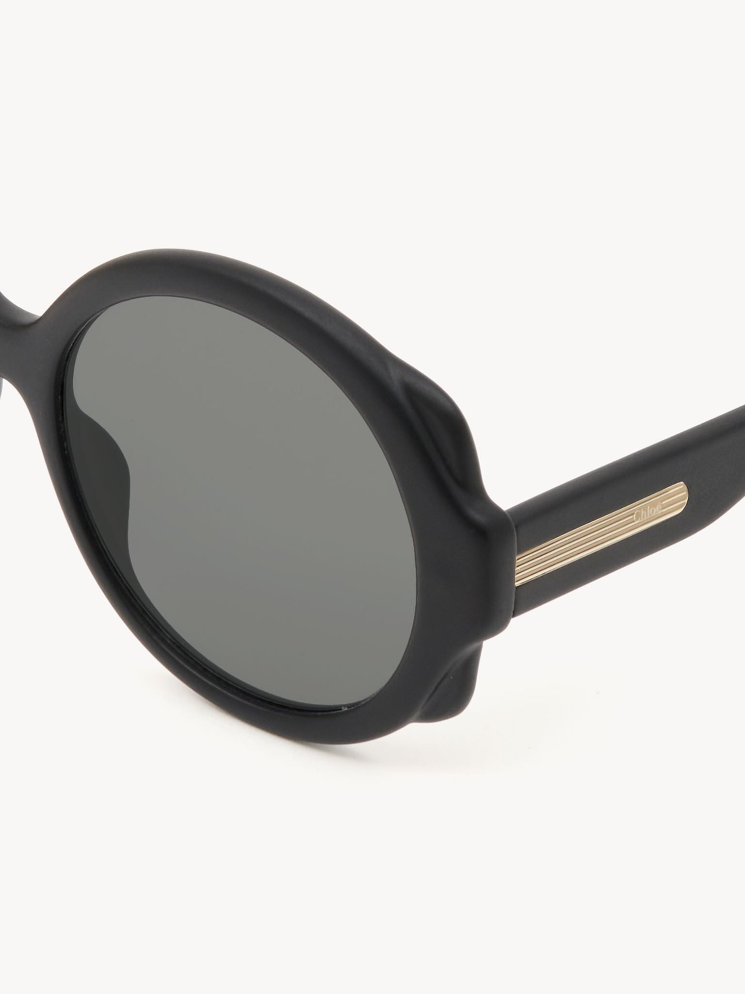 Lunettes de soleil rondes Mirtha - Black