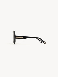 Lunettes de soleil rondes Mirtha - Black