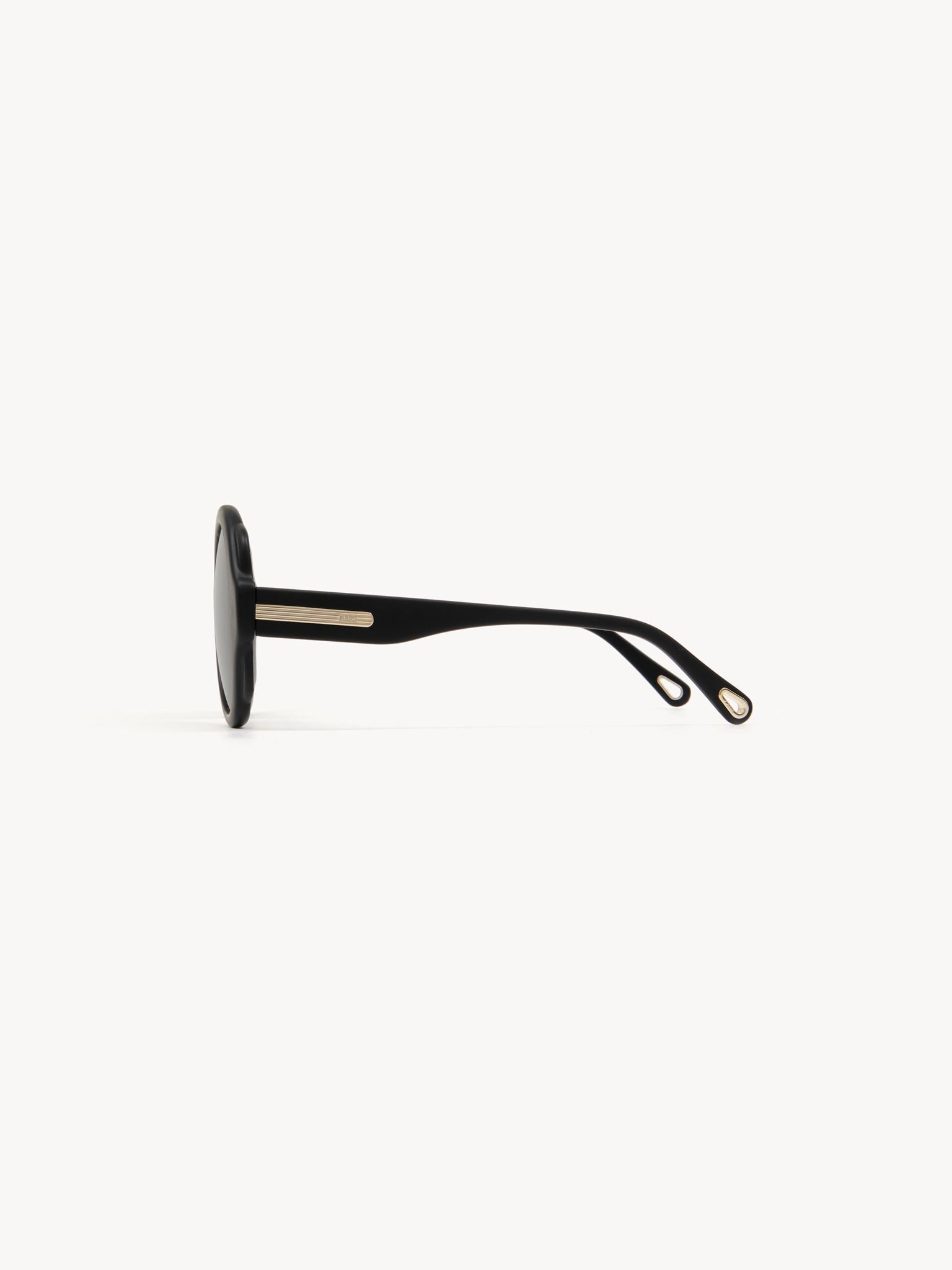 Lunettes de soleil rondes Mirtha - Black